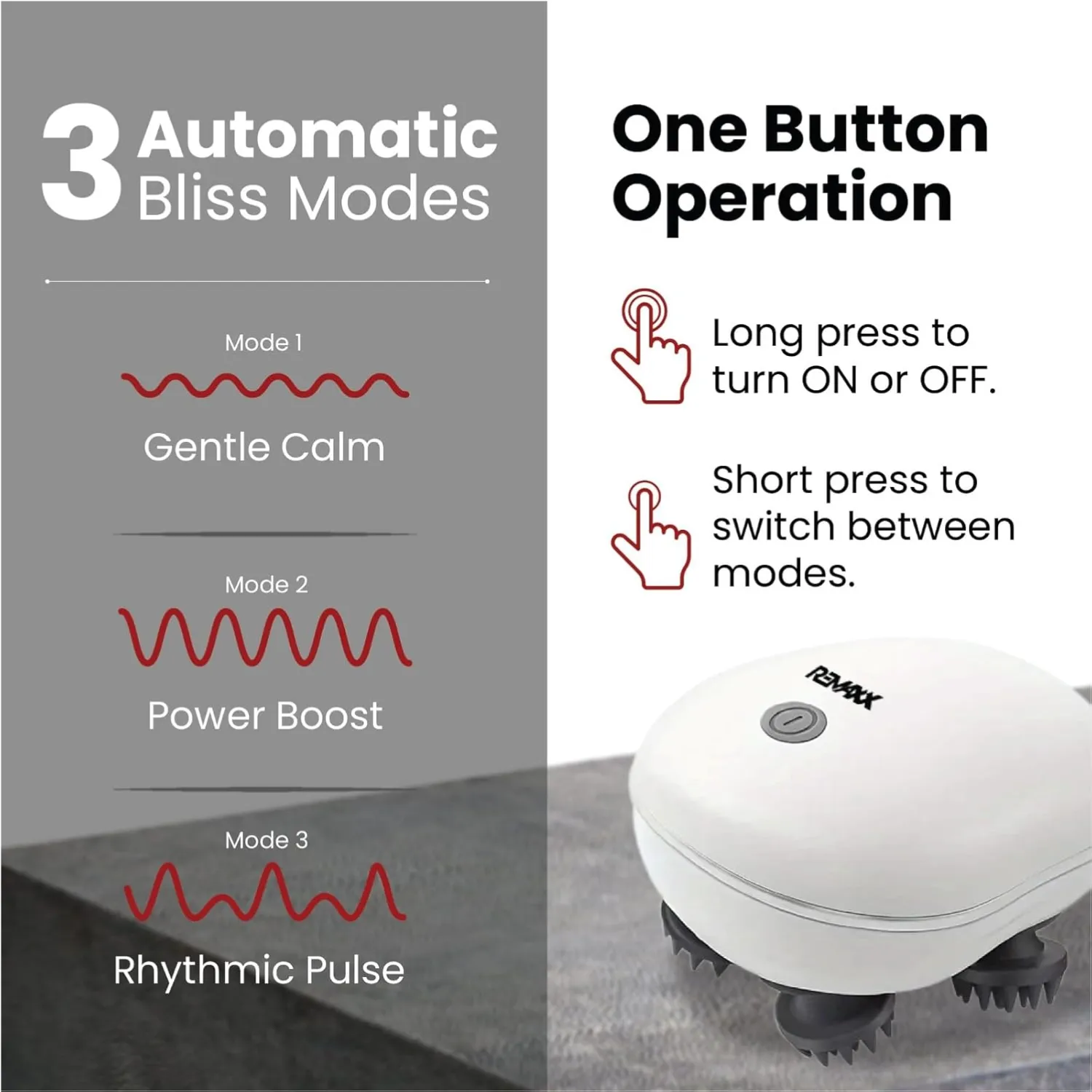 Bliss Smart Scalp Massager Buy Bliss Smart Scalp Massager in bulk for Corporate Gifting | Corporate Gyft