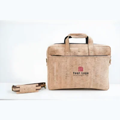 Buy Premium Cork Laptop Bag And Diary Set in bulk for Corporate Gifting | Corporate Gyft