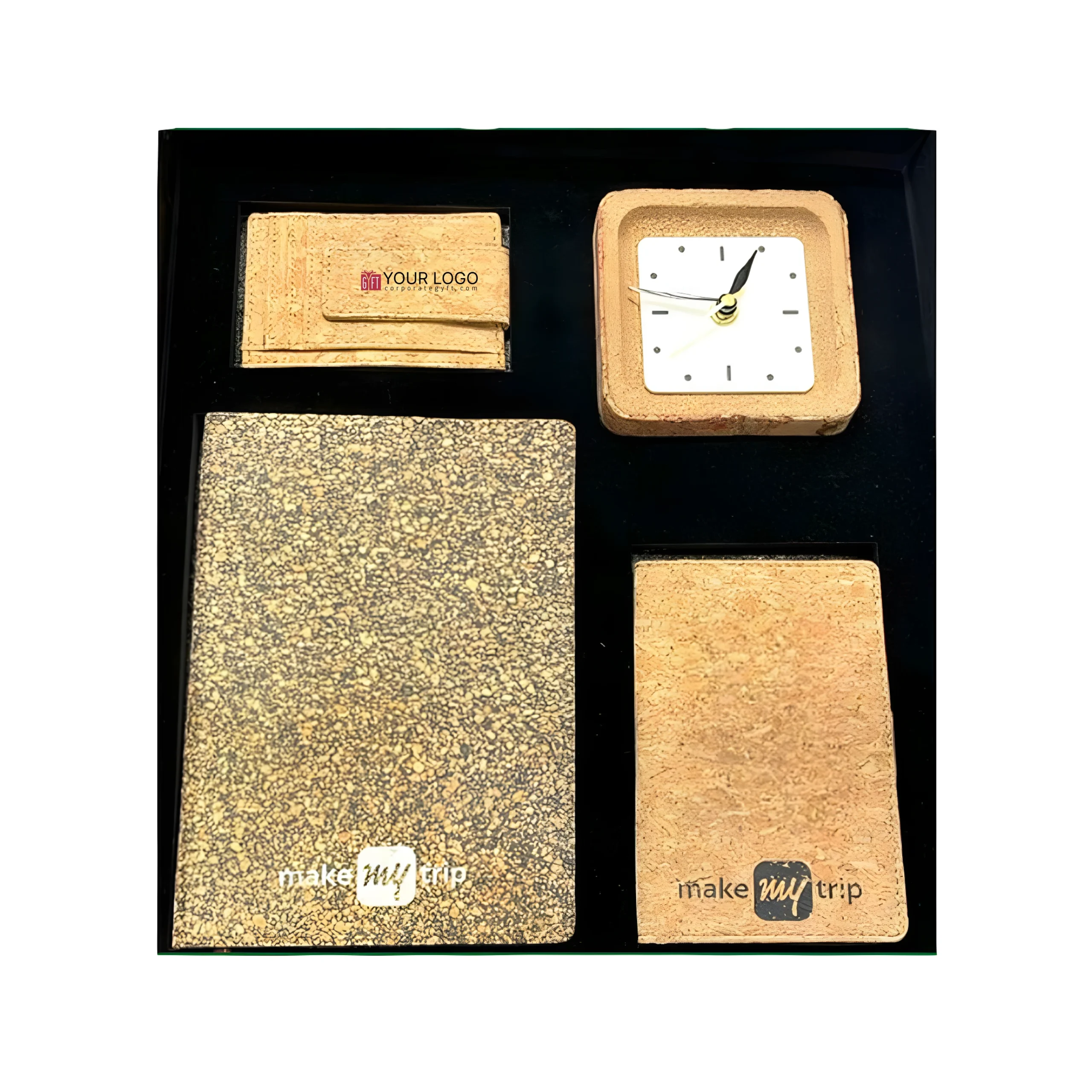4-in-1 Premium Cork Gift Set Buy 4-in-1 Premium Cork Gift Set in bulk for Corporate Gifting | Corporate Gyft