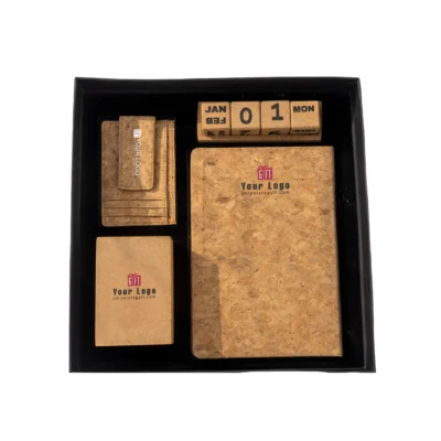 Buy 4-in-1 Cork Professional Gift Set in bulk for Corporate Gifting | Corporate Gyft