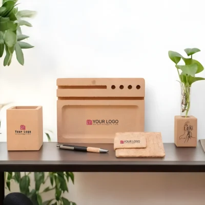 Buy Cork Eco Corporate Gift Set in bulk for Corporate Gifting | Corporate Gyft