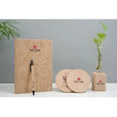 Buy Green Desk Accessories Gift Combo in bulk for Corporate Gifting | Corporate Gyft