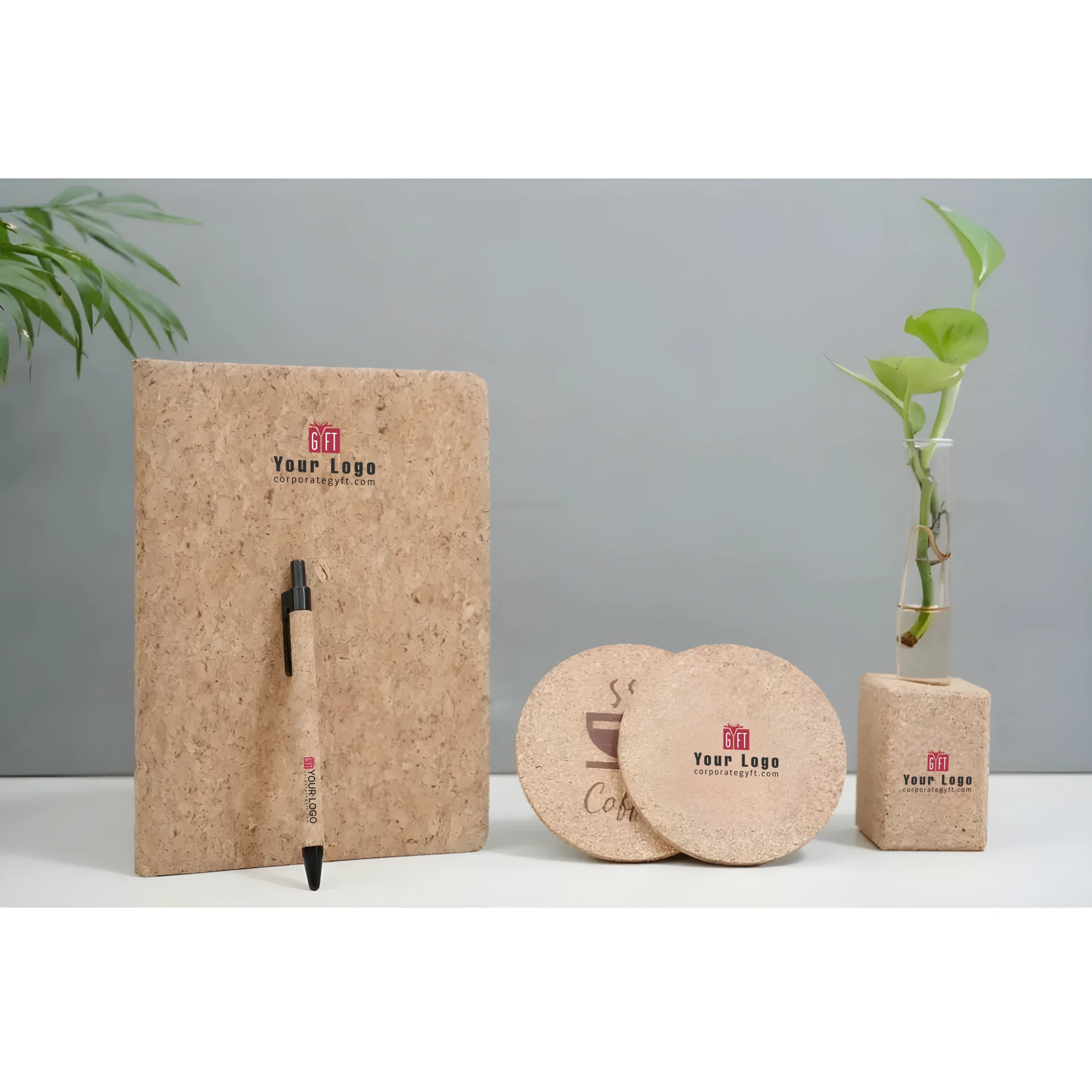 Green Desk Accessories Gift Combo Buy Green Desk Accessories Gift Combo in bulk for Corporate Gifting | Corporate Gyft