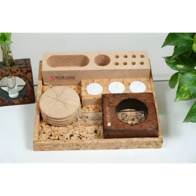 Buy Cork Executive Workspace Gift Collection in bulk for Corporate Gifting | Corporate Gyft