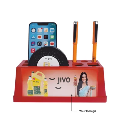 Buy Promotional Pen Stand with Coaster in bulk for Corporate Gifting | Corporate Gyft