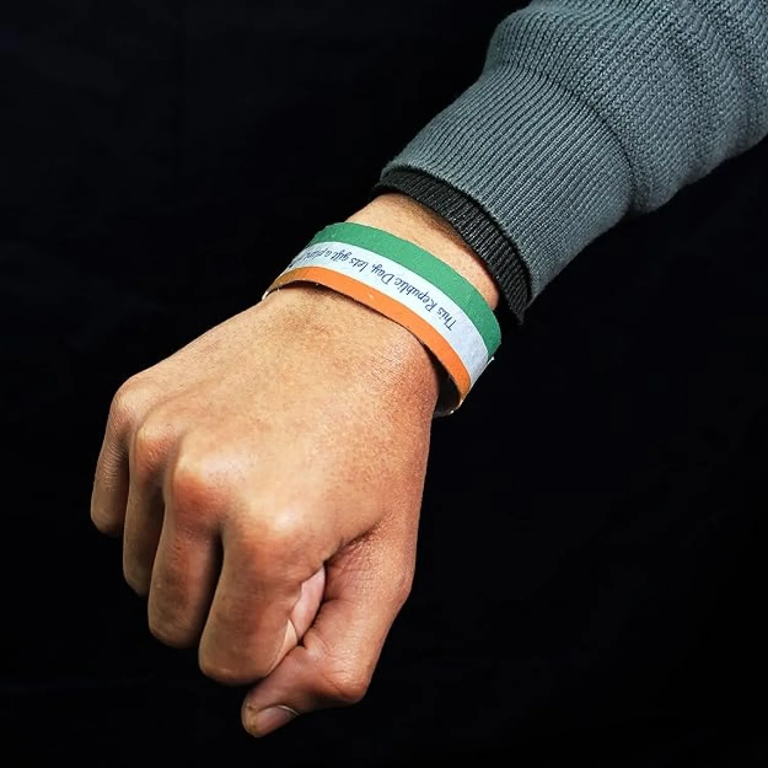 Tri Colour Plantable Wristband Buy Tri Colour Plantable Wristband in bulk for Corporate Gifting | Corporate Gyft