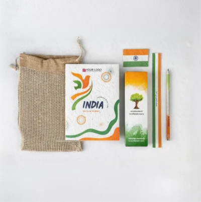 Buy Tricolor Plantable Kit in bulk for Corporate Gifting | Corporate Gyft