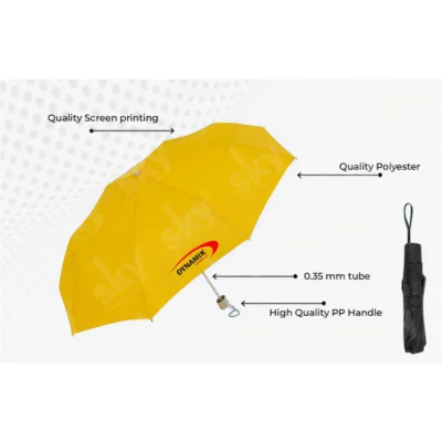Buy 21.5 Inch 3 Fold Manual Urban Umbrella in bulk for Corporate Gifting | Corporate Gyft