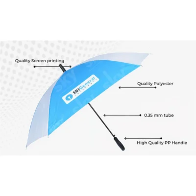 Buy 23 Inch Piano Square Umbrella in bulk for Corporate Gifting | Corporate Gyft