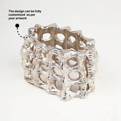 Buy Bone Structure Pen Holder - Silver in bulk for Corporate Gifting | Corporate Gyft