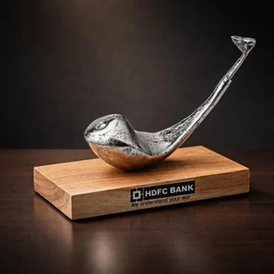 Buy Final Green Trophy in bulk for Corporate Gifting | Corporate Gyft