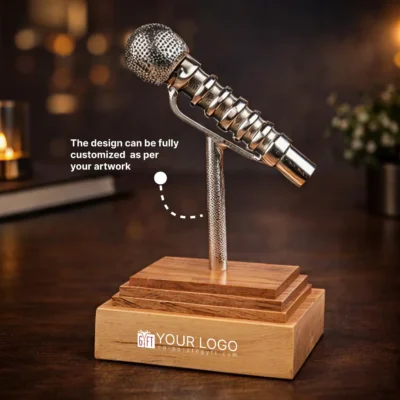 Buy Golden Voice Tribute Scuplture in bulk for Corporate Gifting | Corporate Gyft