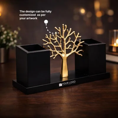 Buy GrowthRoots Desk Organizer in bulk for Corporate Gifting | Corporate Gyft