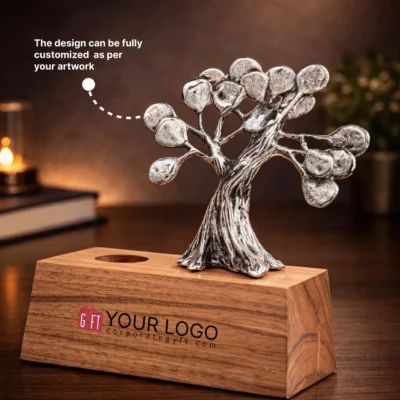 Buy Prosperity Desk Tree - Silver in bulk for Corporate Gifting | Corporate Gyft