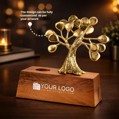 Buy Prosperity Desk Tree - Gold in bulk for Corporate Gifting | Corporate Gyft
