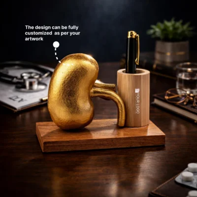 Buy RenalBase Wooden Pen Stand in bulk for Corporate Gifting | Corporate Gyft