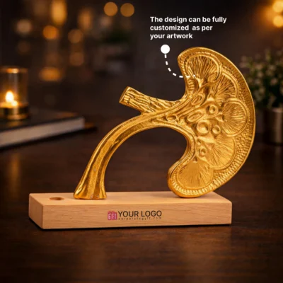 Buy RenalForm Desk Organizer - Gold in bulk for Corporate Gifting | Corporate Gyft