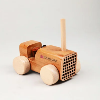 Buy Wooden Tractor Pen Holder in bulk for Corporate Gifting | Corporate Gyft
