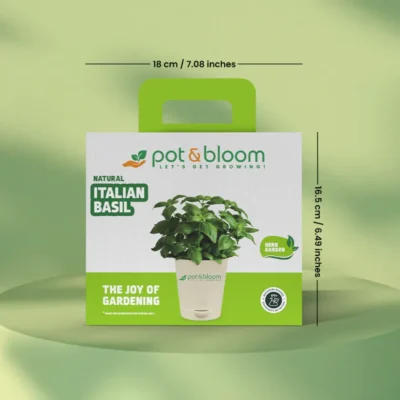 Buy Italian Basil Herb Garden Kit in bulk for Corporate Gifting | Corporate Gyft