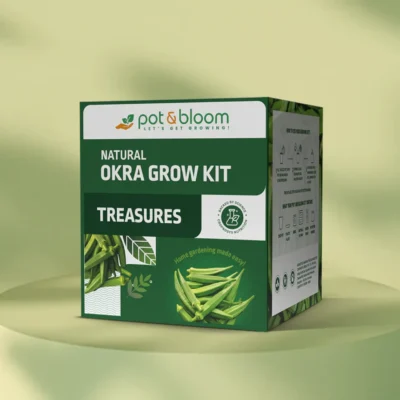 Buy Treasures Fresh Okra Garden Kit in bulk for Corporate Gifting | Corporate Gyft