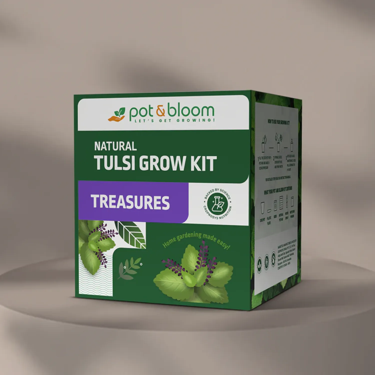 Treasures Tulsi Grow Kit Buy Treasures Tulsi Grow Kit in bulk for Corporate Gifting | Corporate Gyft