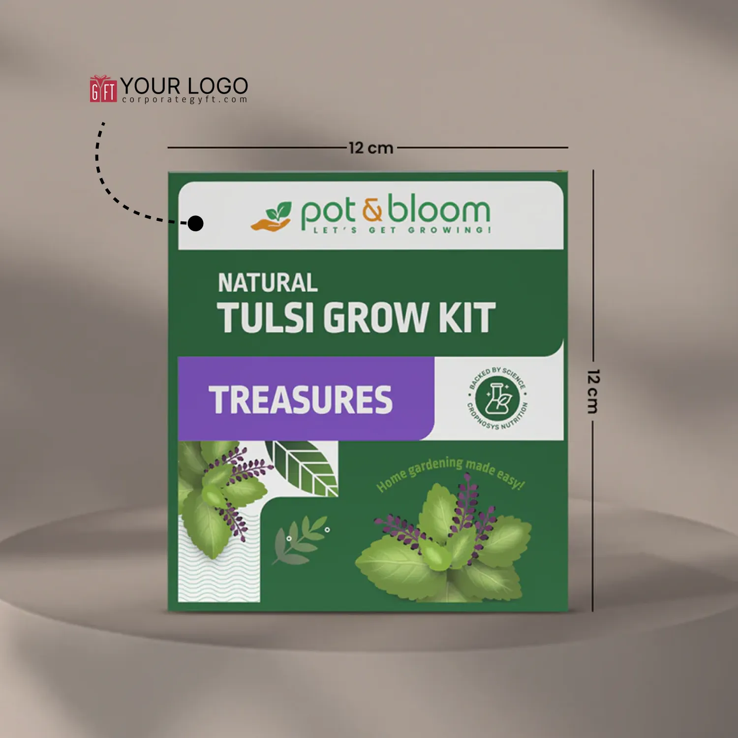 Treasures Tulsi Grow Kit Buy Treasures Tulsi Grow Kit in bulk for Corporate Gifting | Corporate Gyft