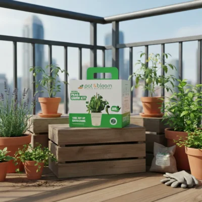 Buy Fresh Peas Garden Kit in bulk for Corporate Gifting | Corporate Gyft