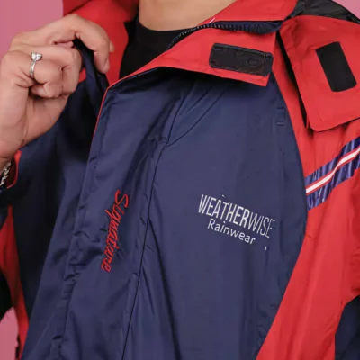 Buy Signature Shield Raincoat - Red in bulk for Corporate Gifting | Corporate Gyft