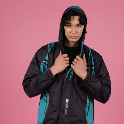 Buy Signature Shield Raincoat - Blue in bulk for Corporate Gifting | Corporate Gyft