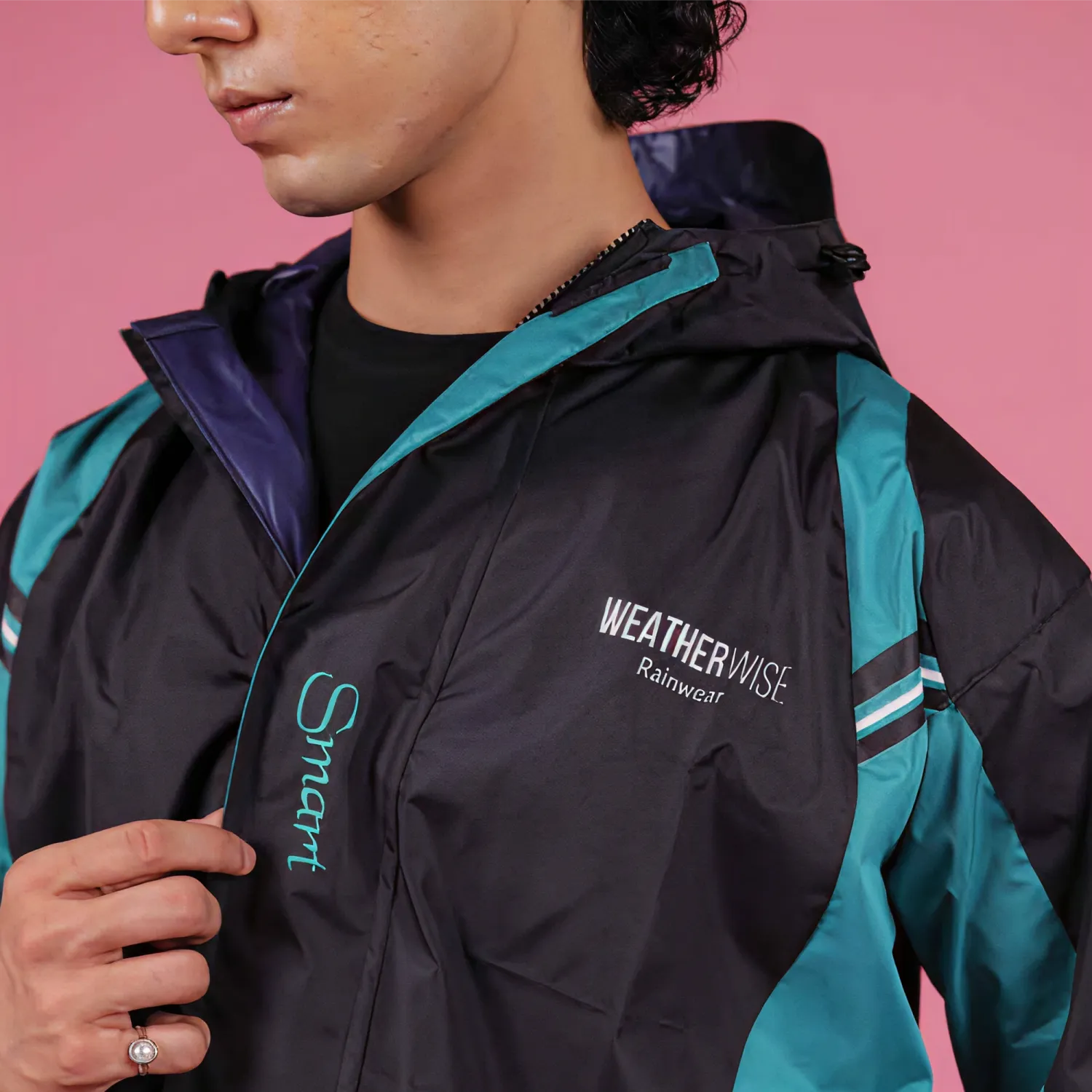 Signature Shield Raincoat - Blue Buy Signature Shield Raincoat - Blue in bulk for Corporate Gifting | Corporate Gyft