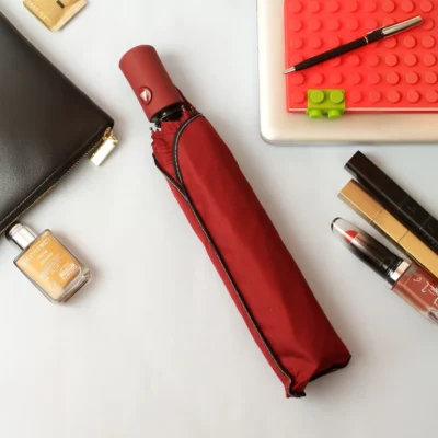 Buy Portable Auto Open 3 Fold Umbrella in bulk for Corporate Gifting | Corporate Gyft