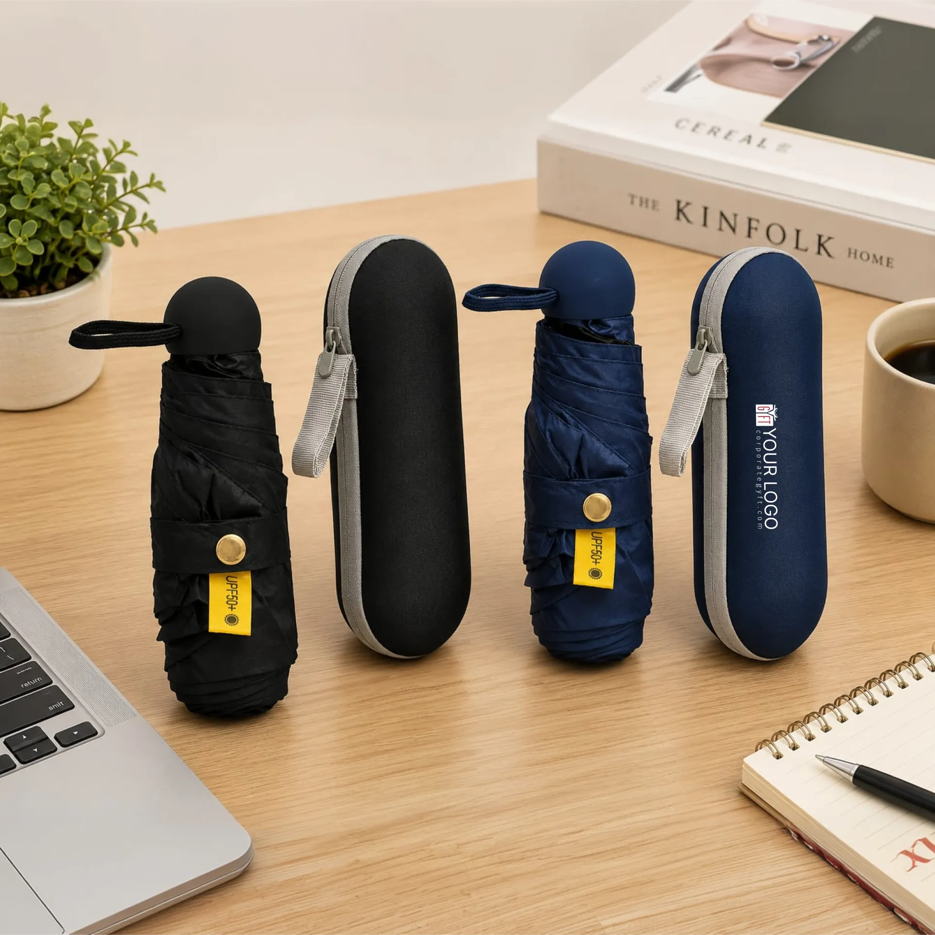 Capsule Mini Umbrella - Black Buy Capsule Mini Umbrella - Black in bulk for Corporate Gifting | Corporate Gyft