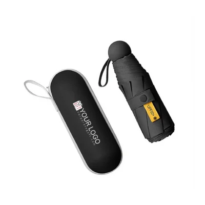 Buy Capsule Mini Umbrella - Black in bulk for Corporate Gifting | Corporate Gyft