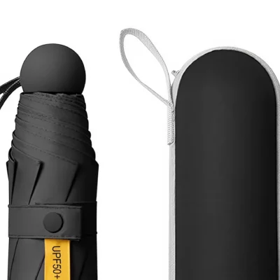 Buy Capsule Mini Umbrella - Black in bulk for Corporate Gifting | Corporate Gyft