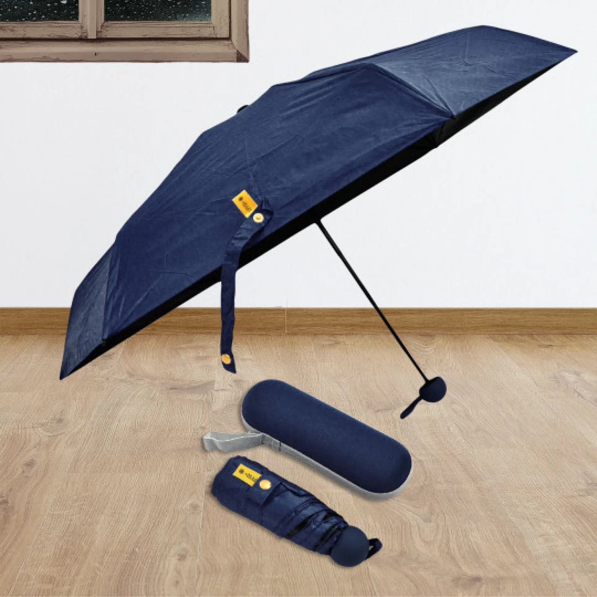 Capsule Mini Umbrella - Blue Buy Capsule Mini Umbrella - Blue in bulk for Corporate Gifting | Corporate Gyft