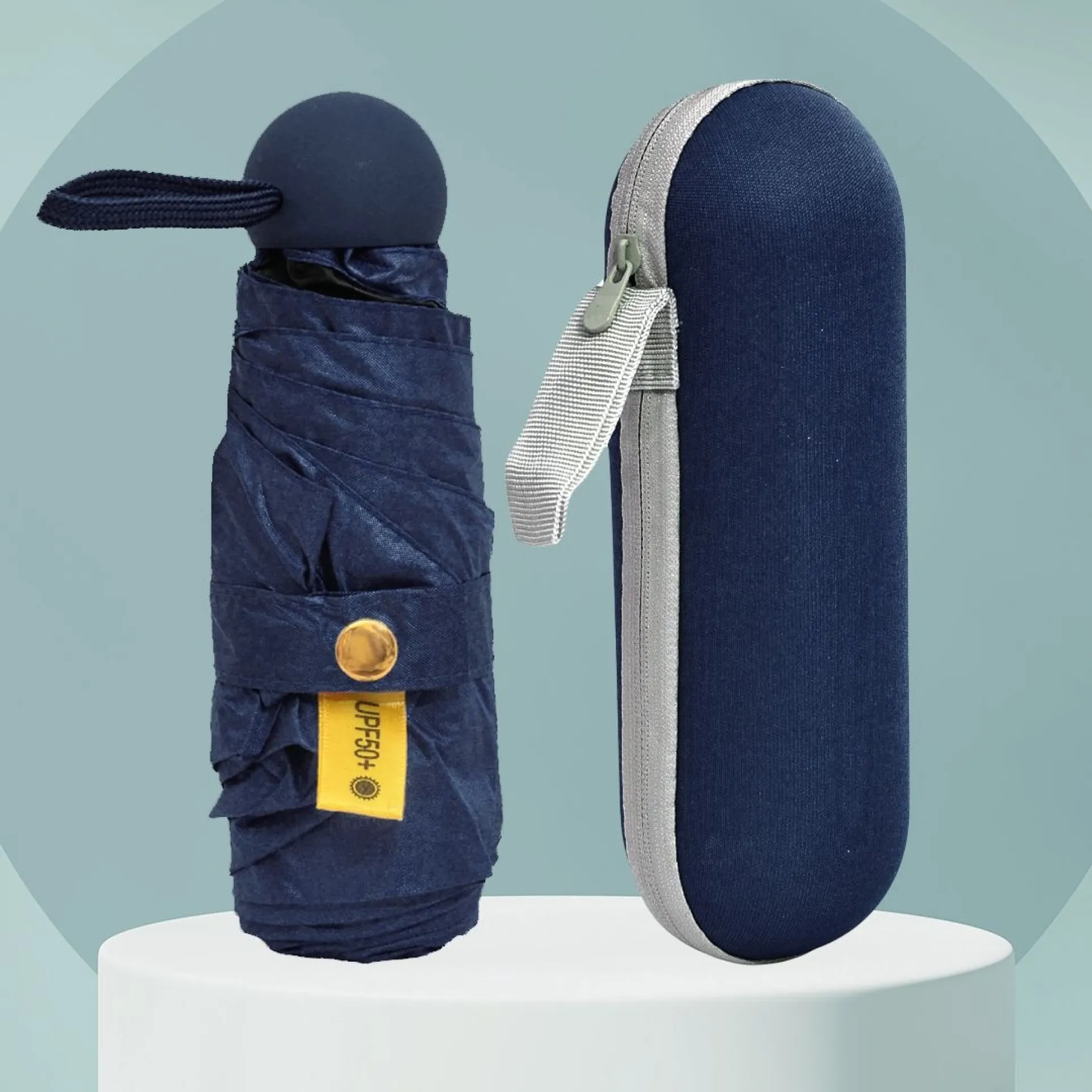 Capsule Mini Umbrella - Blue Buy Capsule Mini Umbrella - Blue in bulk for Corporate Gifting | Corporate Gyft