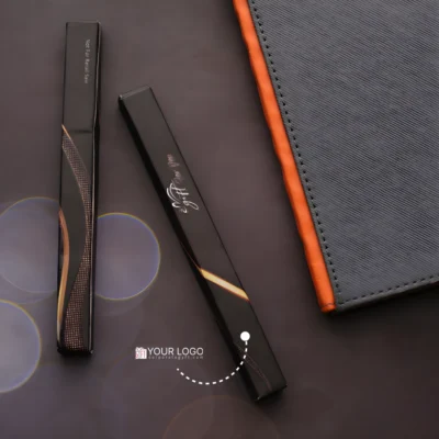Buy Matte Black Corporate Pen Box in bulk for Corporate Gifting | Corporate Gyft