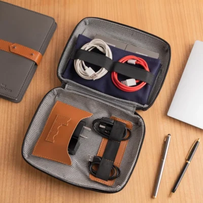 Buy Allen All-in-One Tech Kit - Brown in bulk for Corporate Gifting | Corporate Gyft