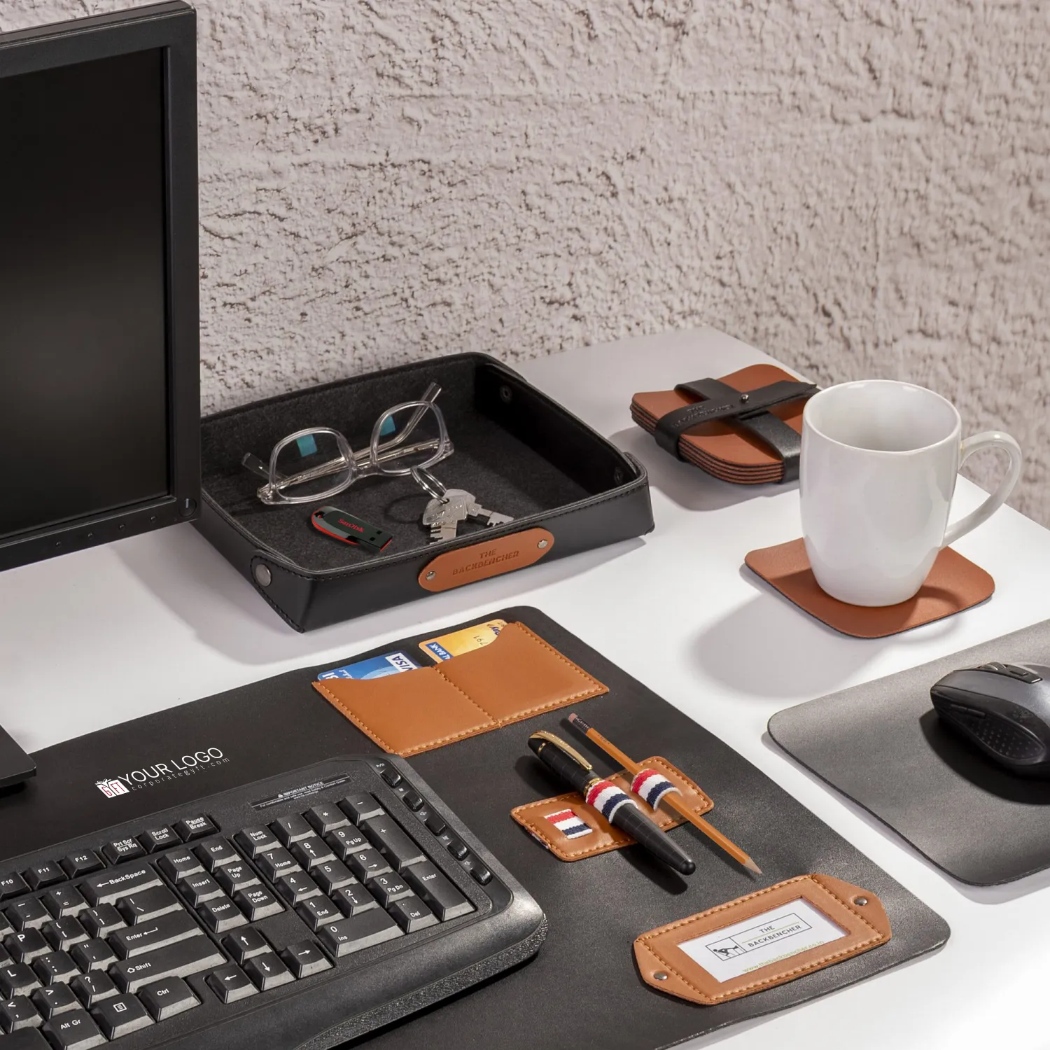Executive Desk Organizer Combo Buy Executive Desk Organizer Combo in bulk for Corporate Gifting | Corporate Gyft