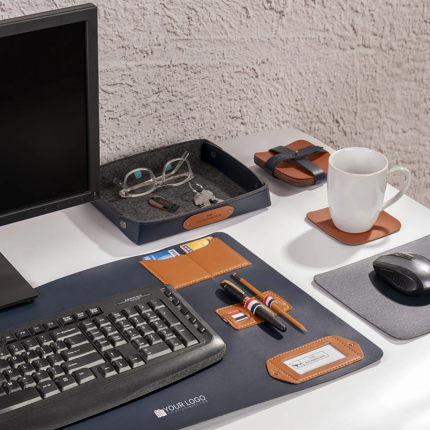 Executive Desk Organizer Combo Buy Executive Desk Organizer Combo in bulk for Corporate Gifting | Corporate Gyft