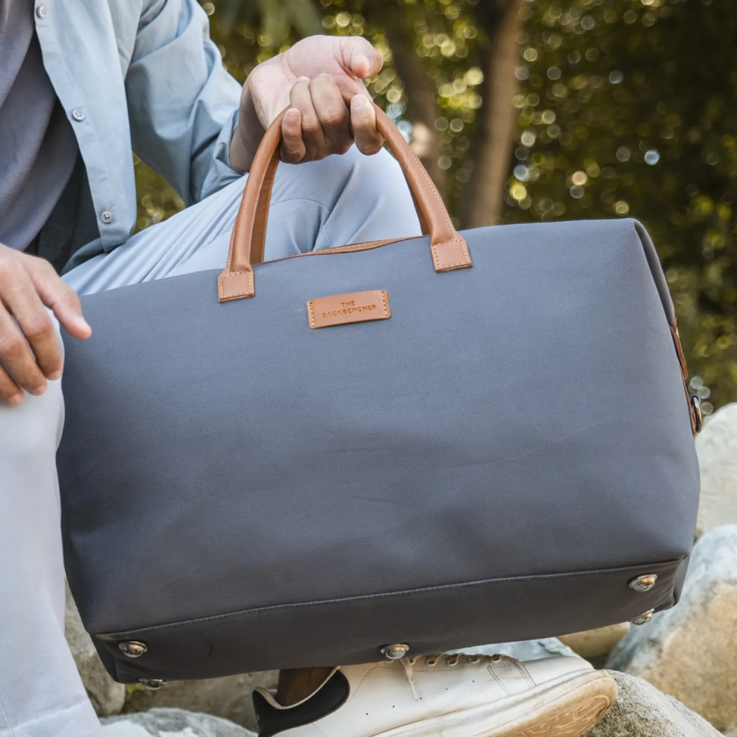 Dexter Duffle Bag - Grey Buy Dexter Duffle Bag - Grey in bulk for Corporate Gifting | Corporate Gyft