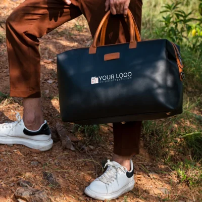 Buy Dominic Duffle Bag - Black in bulk for Corporate Gifting | Corporate Gyft