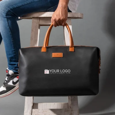 Buy Dominic Duffle Bag - Black in bulk for Corporate Gifting | Corporate Gyft