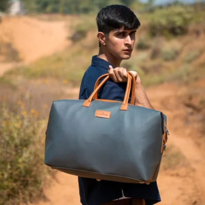 Buy Dominic Duffle Bag - Grey in bulk for Corporate Gifting | Corporate Gyft