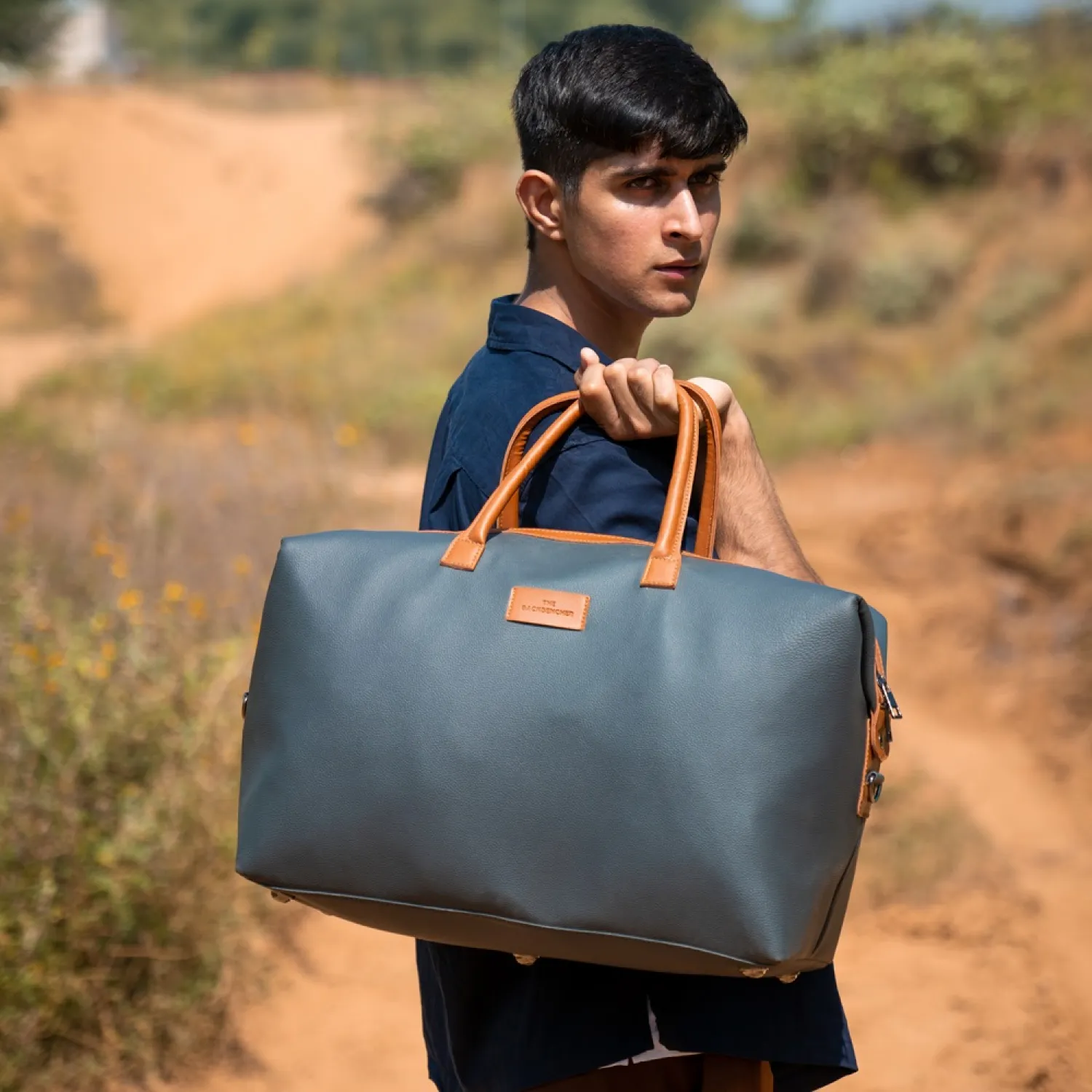 Dominic Duffle Bag - Grey Buy Dominic Duffle Bag - Grey in bulk for Corporate Gifting | Corporate Gyft