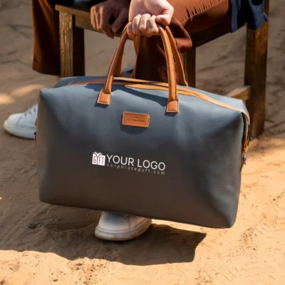 Buy Dominic Duffle Bag - Grey in bulk for Corporate Gifting | Corporate Gyft