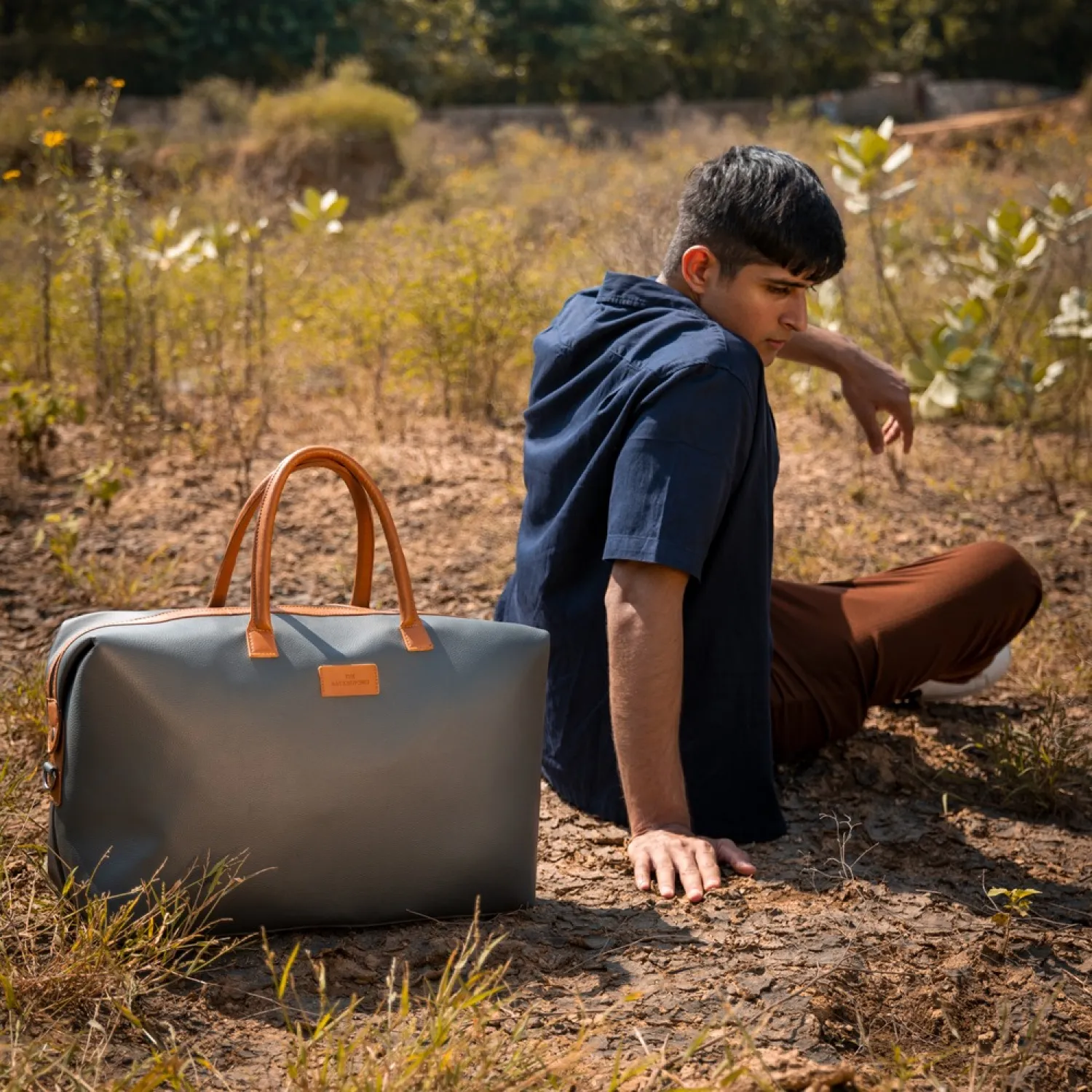 Dominic Duffle Bag - Grey Buy Dominic Duffle Bag - Grey in bulk for Corporate Gifting | Corporate Gyft