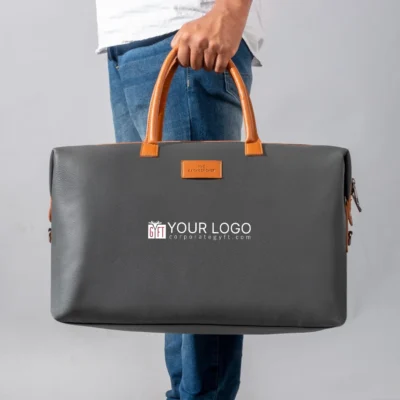 Buy Dominic Duffle Bag - Grey in bulk for Corporate Gifting | Corporate Gyft