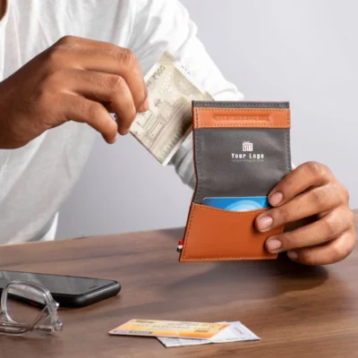 Buy Stylish Frankfurt Wallet - Grey in bulk for Corporate Gifting | Corporate Gyft