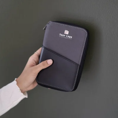 Buy Henry Executive Travel Wallet - Grey in bulk for Corporate Gifting | Corporate Gyft
